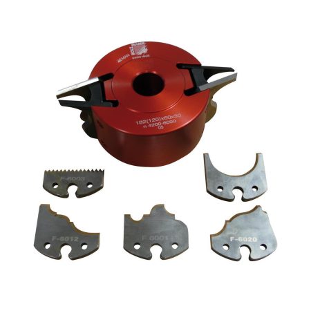 Featured image Rezkalna glava ALU z izmenljivimi noži za les HOLZMANN UNISET60