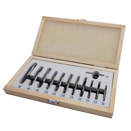 Sredinski vrtalnik 12 kosov, 1-5 mm, metrični ZBS12TLG