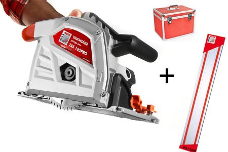Featured image POTOPNA KROŽNA ŽAGA TAS 165 PRO+VODILO SET 2 HOLZMANN FS 1500