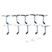 Enojna poševna kljuka (10 kosov) WESS13HOOK