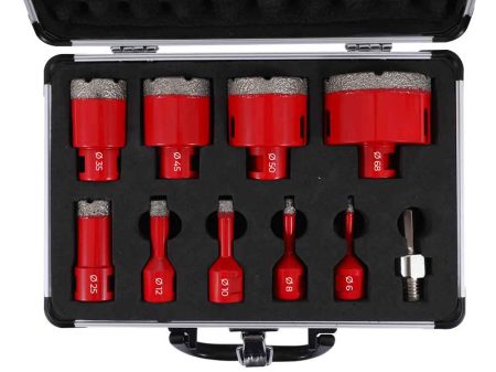 Vakuumsko spajkani diamantni sveder komplet DTBKS6-68