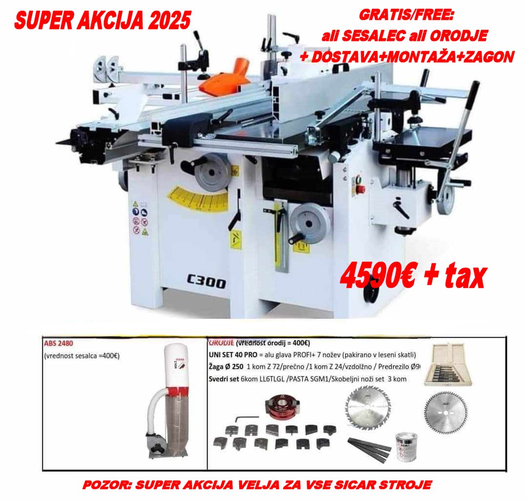 C5 300 SUPER AKCIJA GRATIS SESALEC ali ORODJE SEPT 2025 CENA