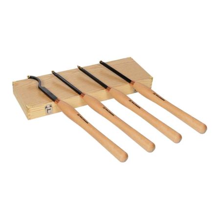 Set dlet za stružnico za les z izmenljivimi karbidnimi konicami H4TLGM