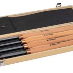 Set dlet za lesni stružnik z izmenljivimi karbidnimi konicami H4TLGXL