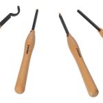 Set dlet za stružnico za les z izmenljivimi karbidnimi konicami H4TLGM