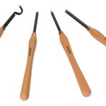 Set dlet za lesni stružnik z izmenljivimi karbidnimi konicami H4TLGXL