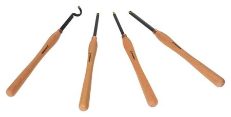 Set dlet za lesni stružnik z izmenljivimi karbidnimi konicami H4TLGXL