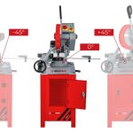 Kovinska krožna žaga s stojalom MKS300_230V