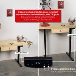 Električna višinsko nastavljiva delovna miza WB150ELIFT_230V