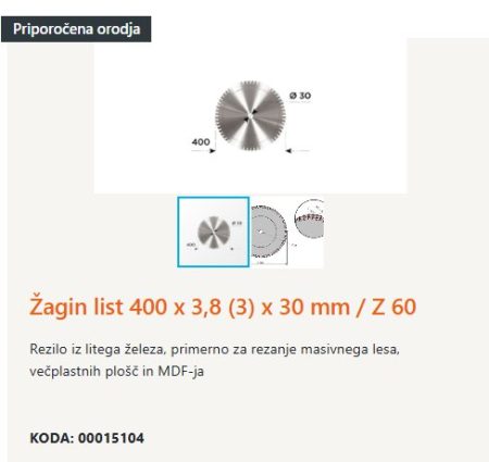 BEST 1250 10 ČELILNIK POTEZNA ŽAGA BEST 1250 MAGGI ITA