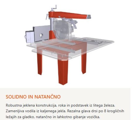 BEST 1250 4 ČELILNIK POTEZNA ŽAGA BEST 1250 MAGGI ITA