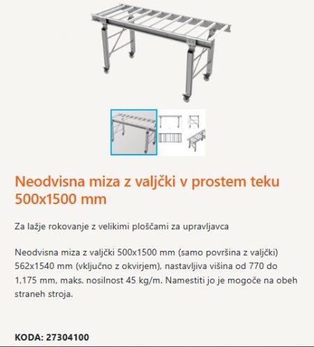 BEST 1250 9 ČELILNIK POTEZNA ŽAGA BEST 1250 MAGGI ITA
