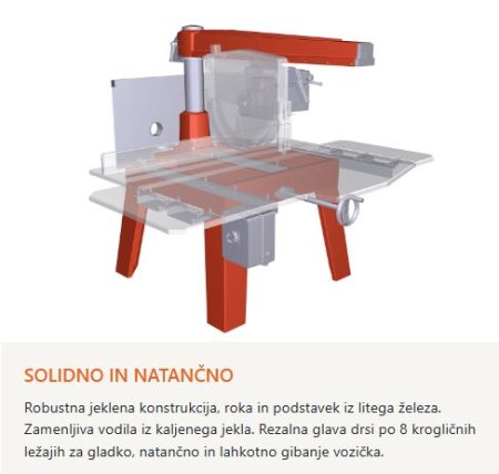 BEST 1250 S 4 ČELILNIK POTEZNA ŽAGA BEST 1250 S MAGGI ITA
