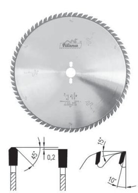 ŽAGA LIST Ø 300x 3,2 x 30 Z96 TFZ L HP IVERAL PILANA PRO