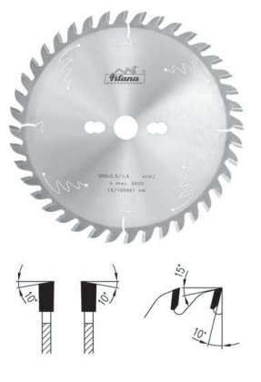 PILANA 81 WZ 16 84WZ TCT HM ŽAGA LIST Ø 400 x 3,6 x 30 Z 84 WZ PILANA