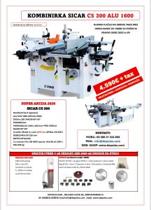 SUPER AKCIJA KOMBINIRKA C5 300 ALU 1600 SICAR  2026